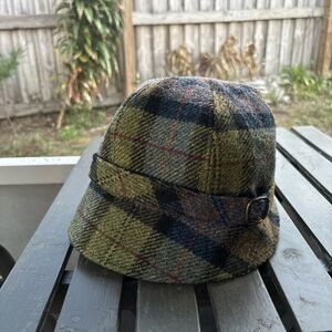 Mucros Weavers Ladies Tweed Flapper Hat size M. Muckros House Killarney Ireland